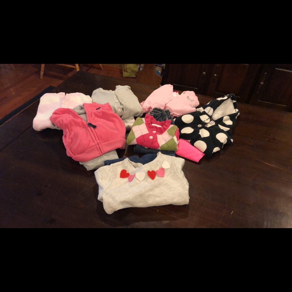 Baby girl long sleeve bundle
